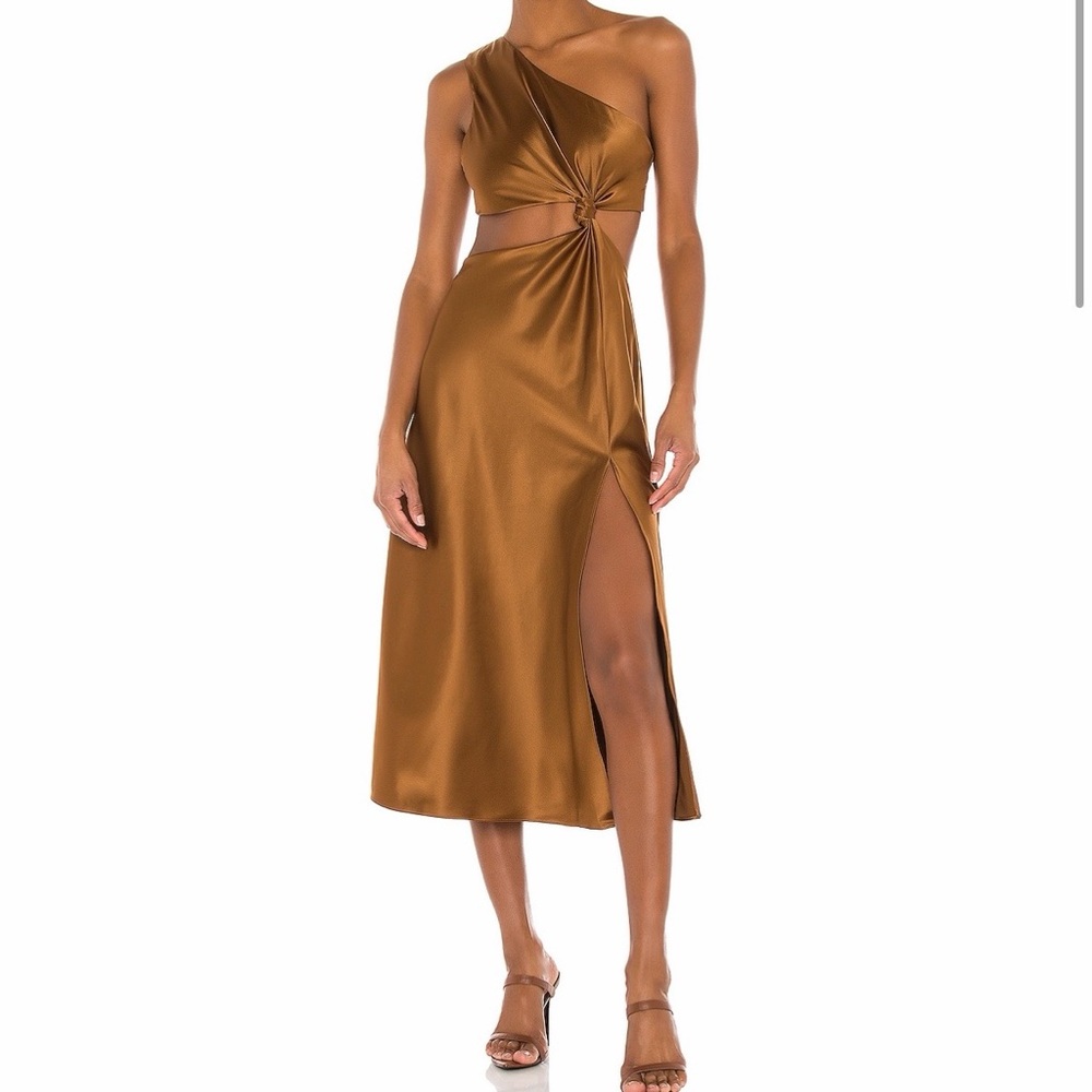 Revolve LPA Imani dress in Brown size XL